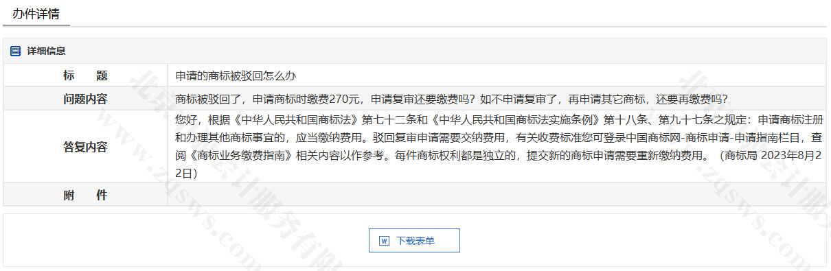 商標(biāo)被駁回時(shí)申請(qǐng)費(fèi)是不退的.jpg 商標(biāo)被駁回時(shí)申請(qǐng)費(fèi)是不退的.jpg